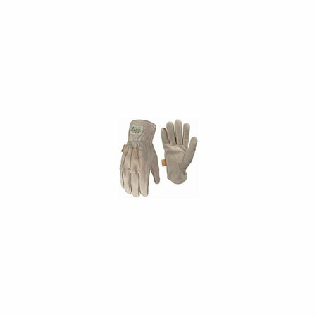 VORTEX Womens Digz Suede Leather Palm Garden Gloves Large VO3861817